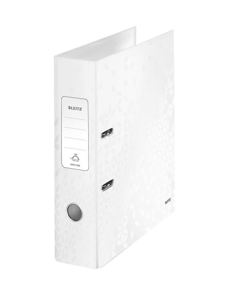 ARCHIVADOR LEITZ WOW A4 180º 80mm BLANCO - Pack de 10 unidades
